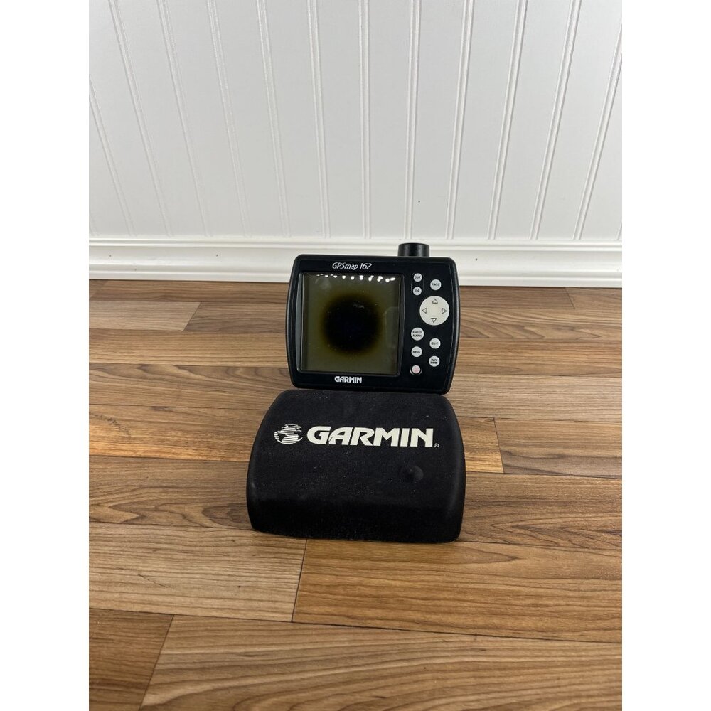Garmin GPSmap 162 FOR PARTS UNTESTED NO CHARGER DISPLAY DARK